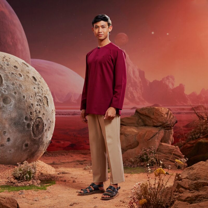 Kurta A - Burgundy
