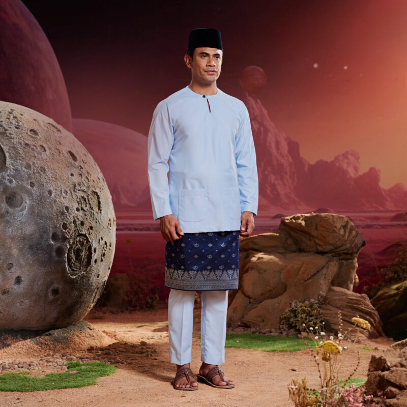 Baju Melayu Teluk Belanga - Baby Blue