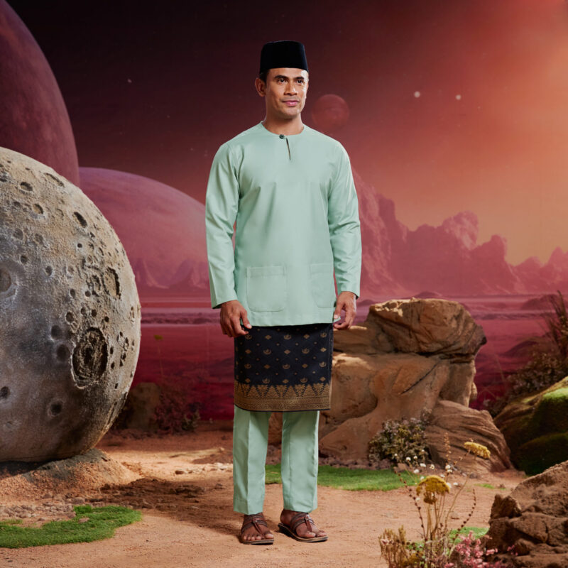 Baju Melayu Teluk Belanga - Pistachio