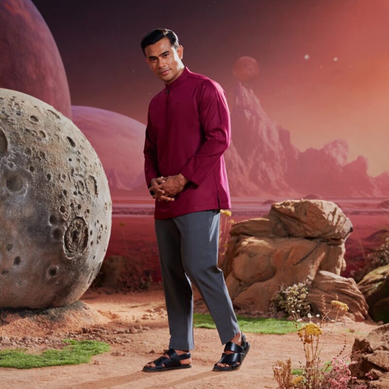 Kurta B - Burgundy