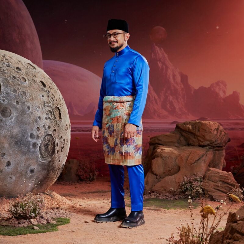 Baju Melayu Dewasa Plus Size - Royal Blue