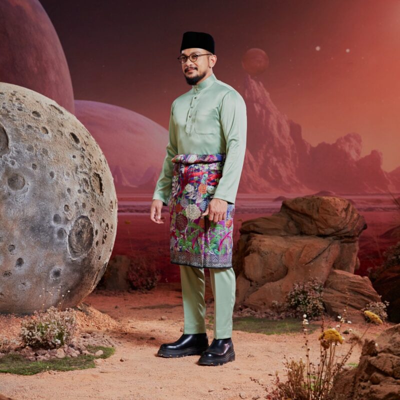 Baju Melayu Dewasa Plus Size - Summer Green